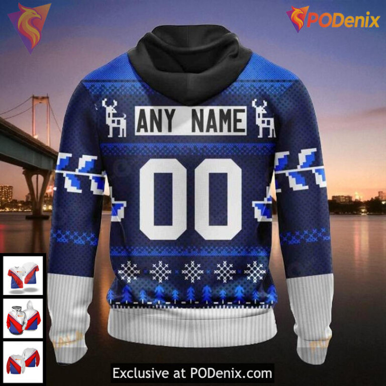 Tampa Bay Lightning Hockey Hoodie 3D, Custom NHL Christmas Season Style - 1