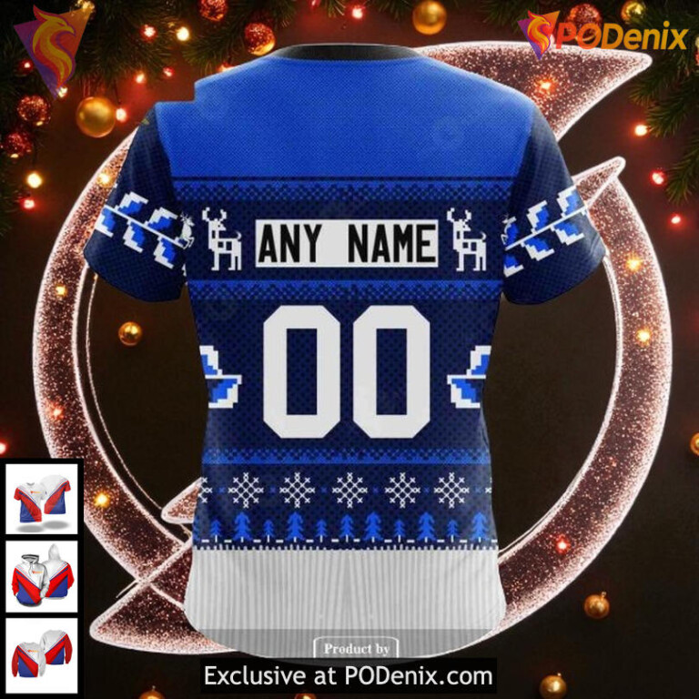 Tampa Bay Lightning Hockey Hoodie 3D, Custom NHL Christmas Season Style - 3