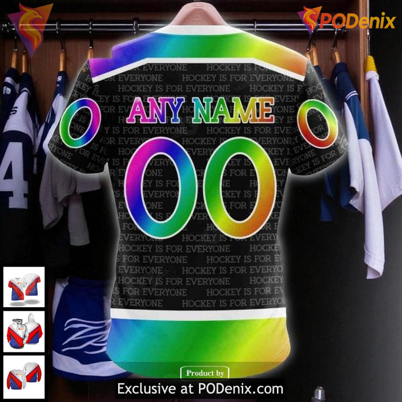 Tampa Bay Lightning Hoodie 3D, Custom NHL Pride Gradient Color Design Tampa Bay Lightning Hoodie 3D, Custom NHL Pride Gradient Color Design