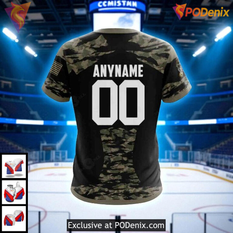 Tampa Bay Lightning Pullover Hoodie Camo Style NHL 3D Custom Outfit - 3