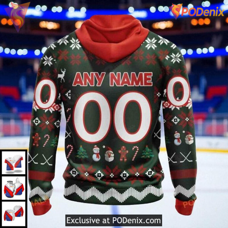 Tampa Bay Lightning Pullover Hoodie NHL Christmas Custom 3D Unisex Design - 1