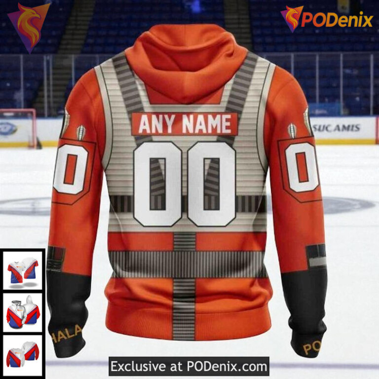 Tampa Bay Lightning Pullover Hoodie Star Wars Rebel Pilot NHL 3D Design - 1