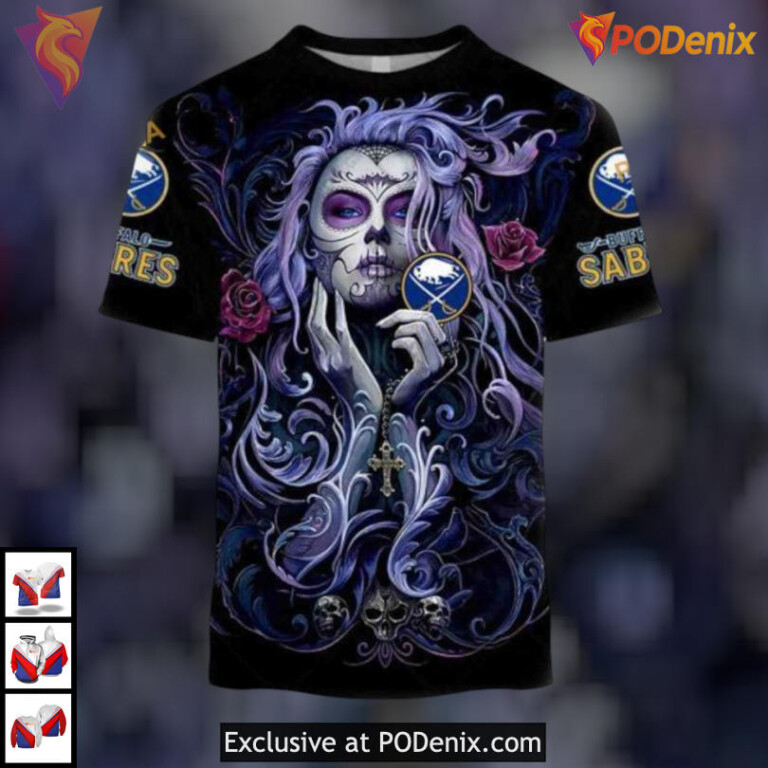 Tattoo Girl Artwork 2025 Unisex Stylish Buffalo Sabres Hoodie 3D NHL Edition - 1