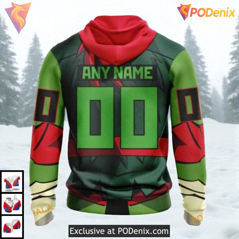 Teenage Mutant Ninja Turtles Cartoon Custom Retro Los Angeles Kings Hoodie NHL 3D - 1