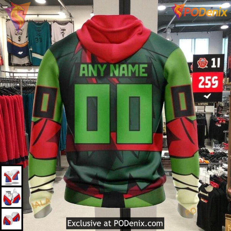 Teenage Mutant Ninja Turtles Cartoon Custom San Jose Sharks Womens Hoodie 3D - 1