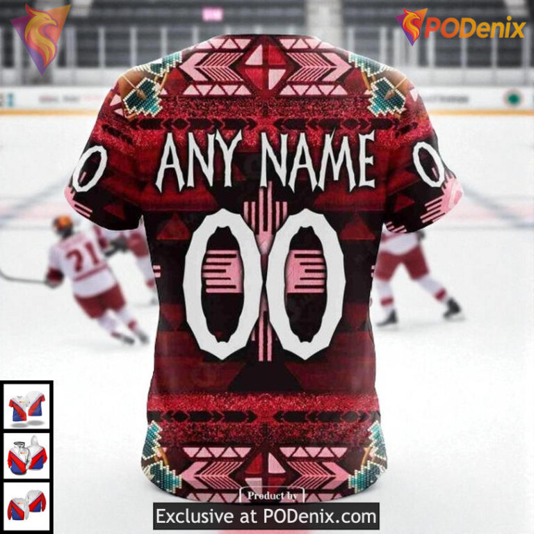 Traditional Native Costume Style Custom Florida Panthers Unisex Hoodie NHL 3D - 4