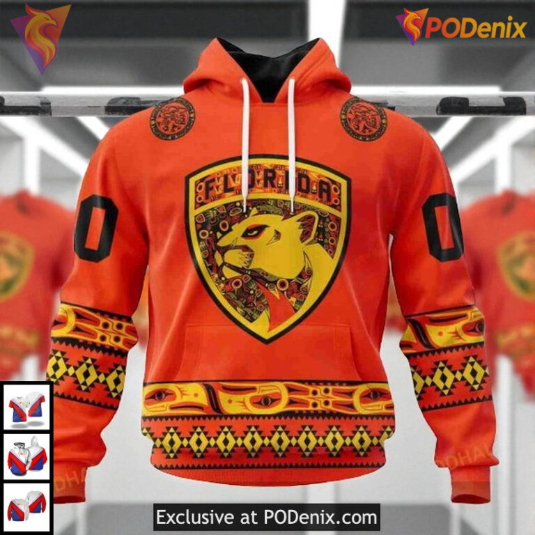 Truth And Reconciliation Day Tribute Custom Florida Panthers Kids Hoodie 3D