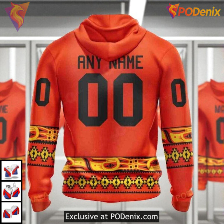 Truth And Reconciliation Day Tribute Custom Florida Panthers Kids Hoodie 3D - 2