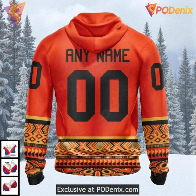 Truth And Reconciliation Day Tribute Custom Vintage Los Angeles Kings Hoodie NHL 3D - 2