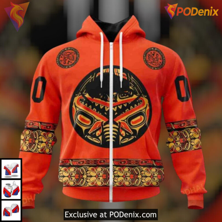 Truth And Reconciliation Day Tribute NHL Buffalo Sabres Winter Hoodie 3D Apparel - 1