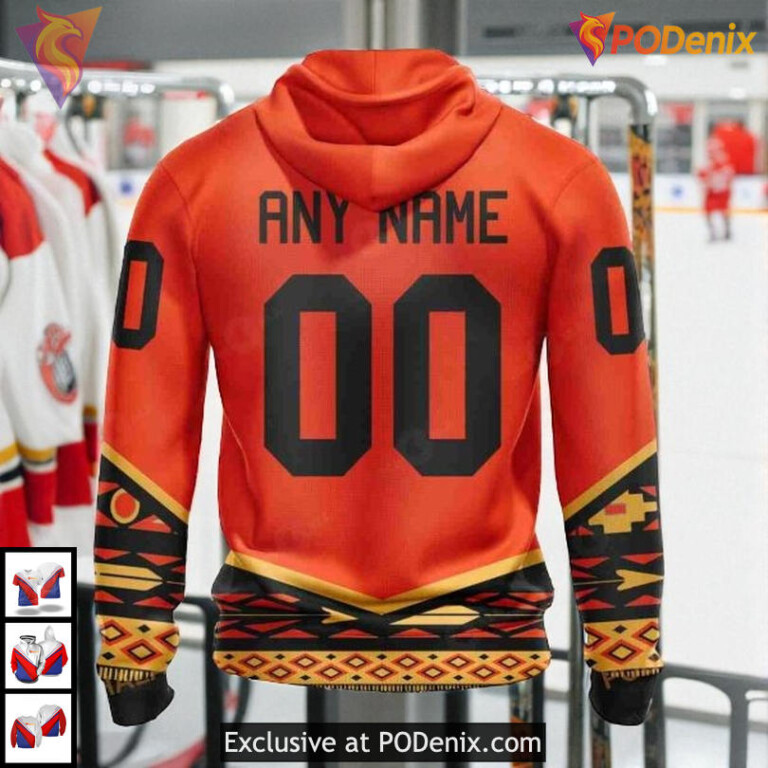 Truth And Reconciliation Day Tribute NHL Edmonton Oilers Unisex Hoodie 3D - 2