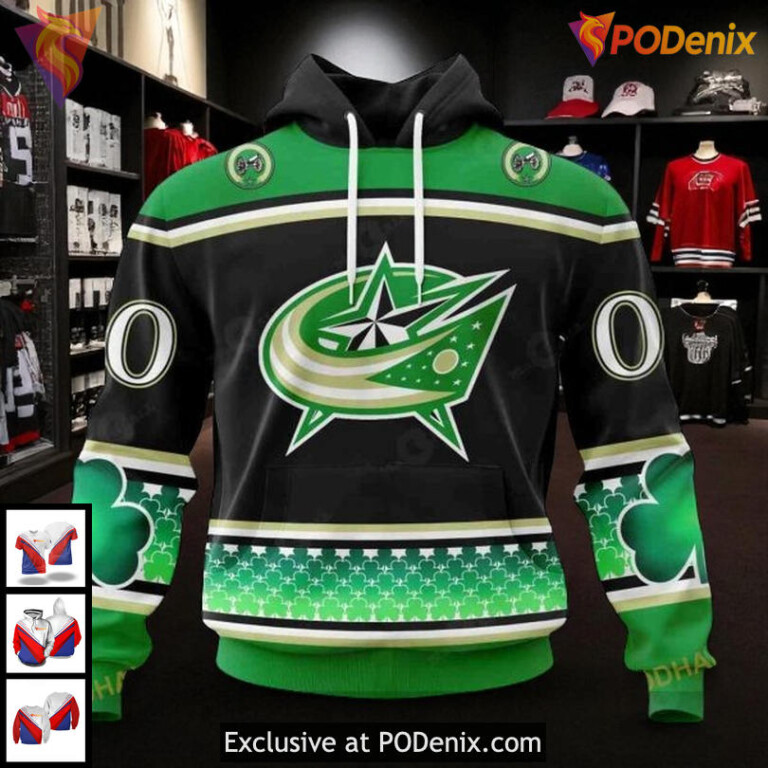 Unisex Chicago Blackhawks All Over Print Hoodie, Lucky Patricks Day Vibes