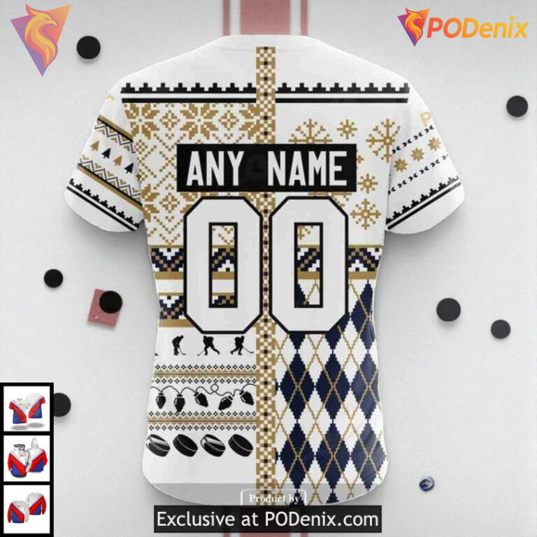 Unisex Christmas Celebration Custom Retro Florida Panthers Hoodie NHL 3D - 4