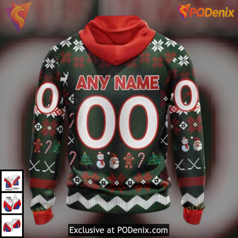 Unisex Christmas Gift Edition NHL Buffalo Sabres Kids Hoodie 3D - 2