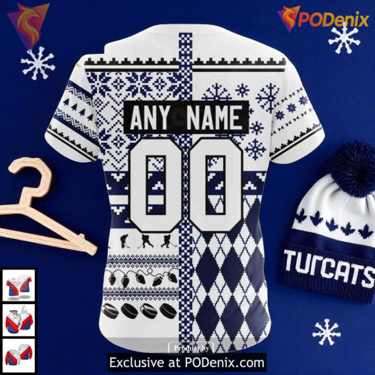 Unisex Christmas Toronto Maple Leafs Mens Hoodie, Custom NHL 3D Holiday Gear - 3