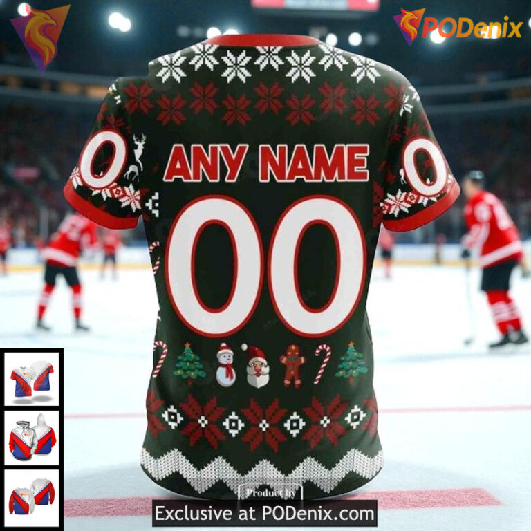 Unisex New York Islanders Hoodie With Christmas 3D NHL Holiday Inspired Design - 3