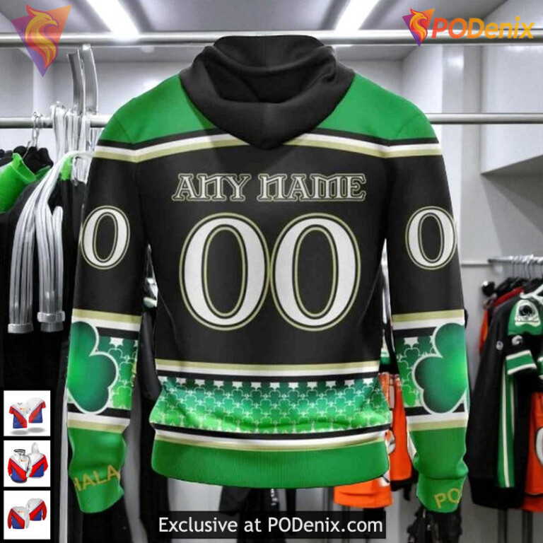Unisex St Patrick’s Day Celebration NHL Edmonton Oilers 3D Hoodie Shirt - 1