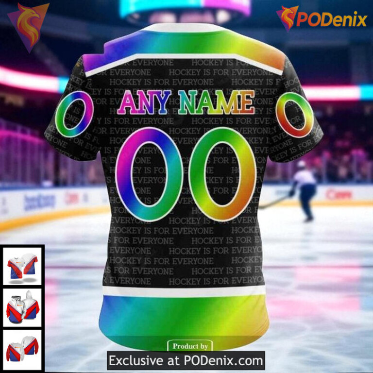 Unisex Vancouver Canucks All Over Print Hoodie NHL Pride Gradient Edition - 3
