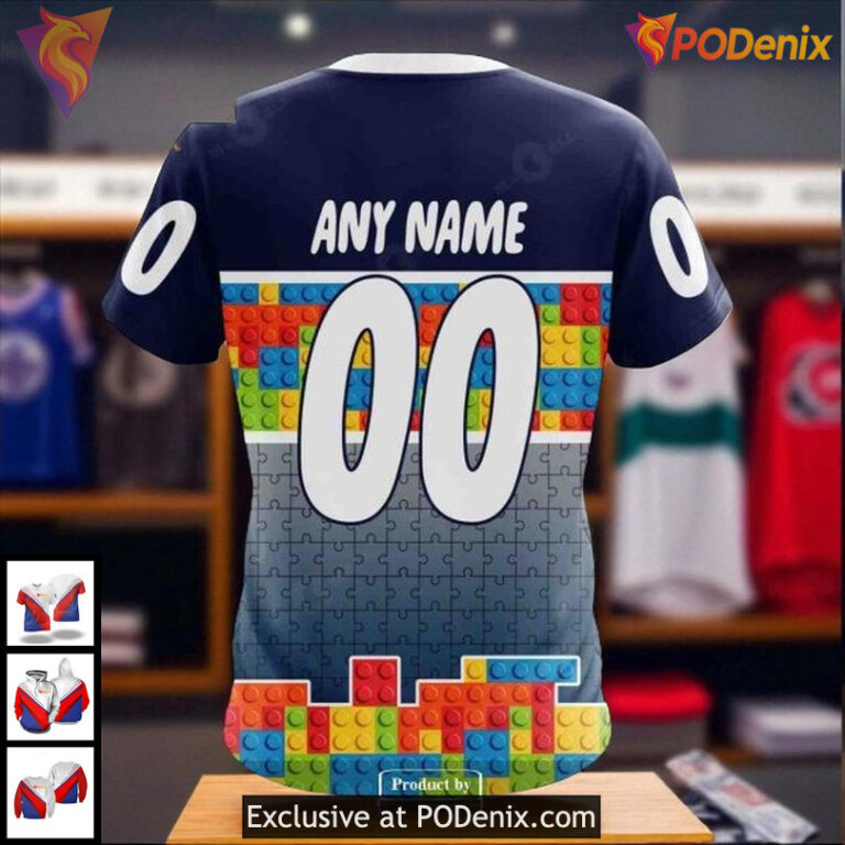 Unisex Vancouver Canucks All Over Print Hoodie, NHL Puzzle Gradient Design - 3