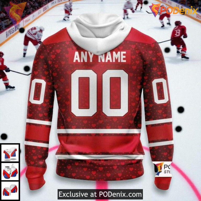 Valentines Day Gift Edition Custom Name New York Rangers Hoodie 3D - 1