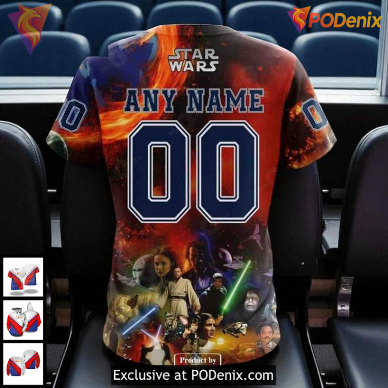 Vancouver Canucks All Over Print Hoodie Star Wars Crossover NHL Design 3D - 3