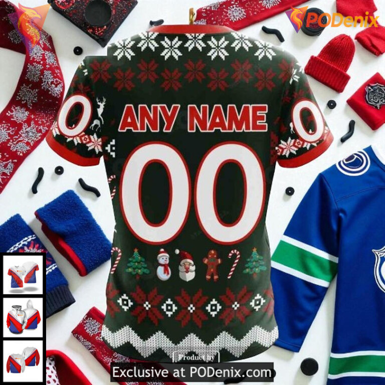 Vancouver Canucks Hoodie 3D All Over Print Christmas NHL Unisex Custom Design - 3