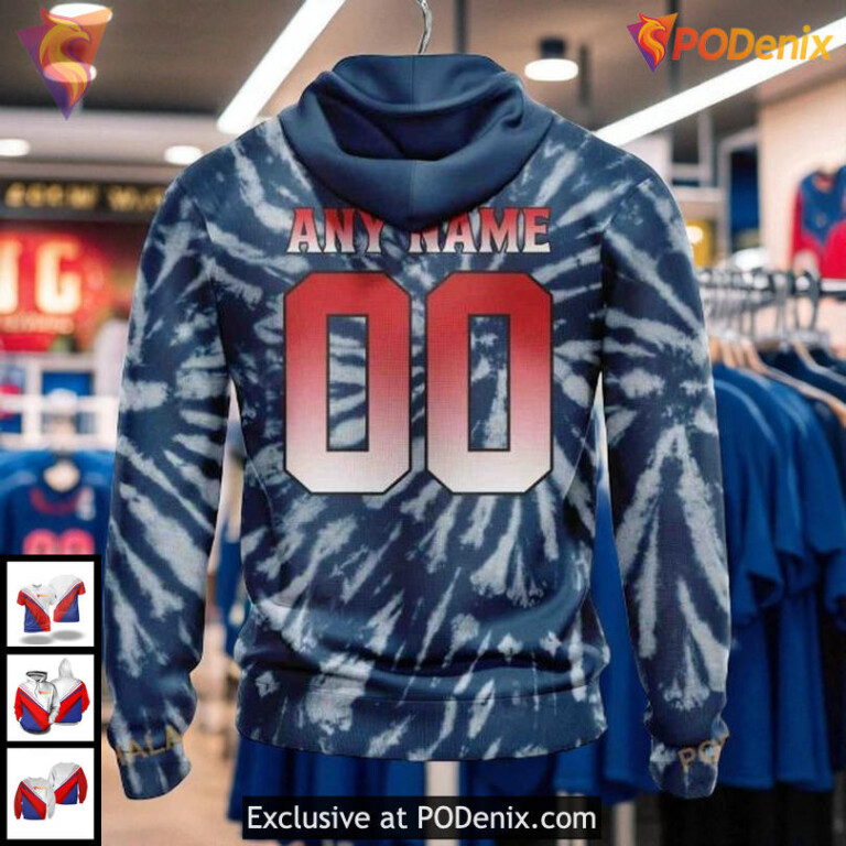 Vancouver Canucks Hoodie 3D Retro Tie Dye NHL Design Vintage All Over Print - 1