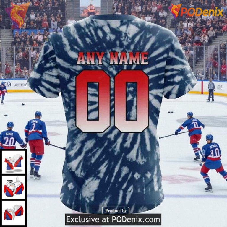 Vancouver Canucks Hoodie 3D Retro Tie Dye NHL Design Vintage All Over Print - 3
