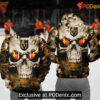 Vegas Golden Knights Skull Hoodie 3D Flames Style, You Laugh I Laugh Quote