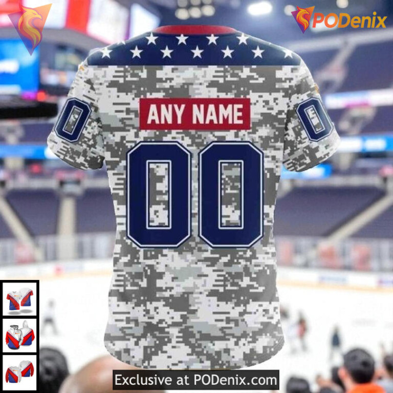 Veterans Day Camo Tribute NHL Minnesota Wild Youth Hoodie 3D - 3