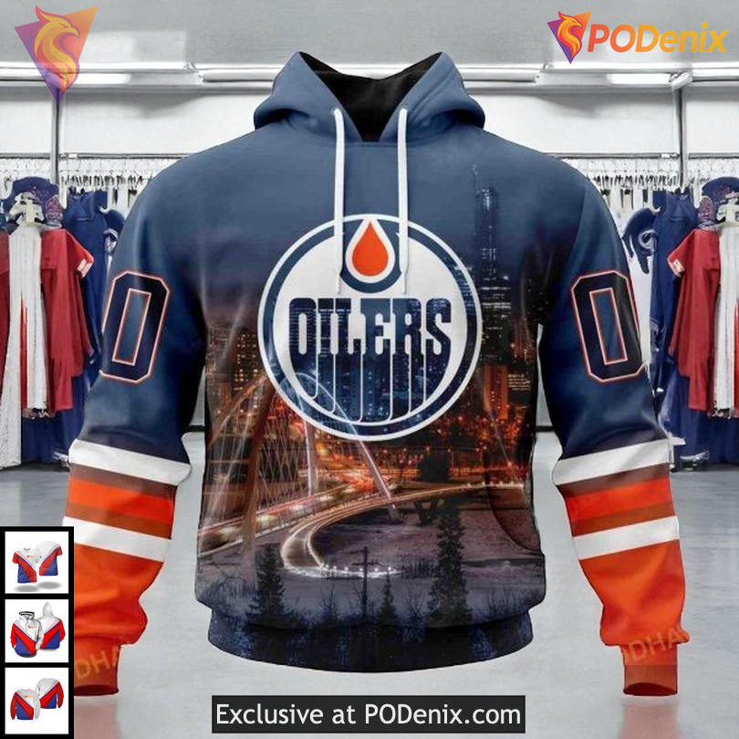 Walterdale Bridge City Pride NHL Edmonton Oilers Christmas Hoodie 3D