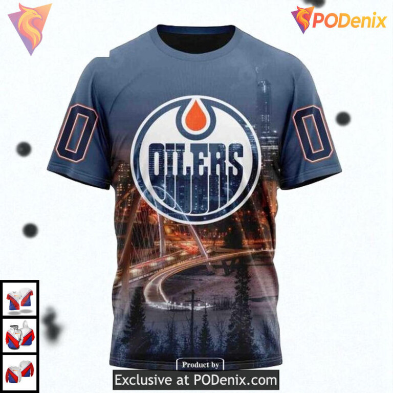 Walterdale Bridge City Pride NHL Edmonton Oilers Christmas Hoodie 3D - 2