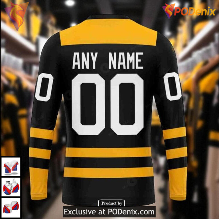 Winter Classic Custom NHL Boston Bruins Hoodie 3D Heritage Style Design - 4