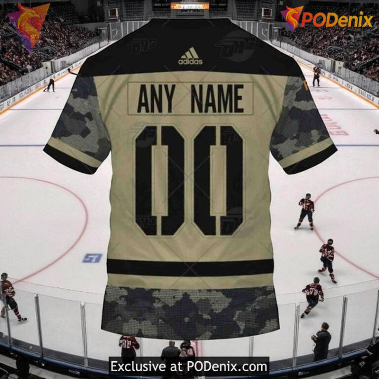 Womens Flyers Personalized Hoodie, Military Camo Team Jersey NHL Edition - 1