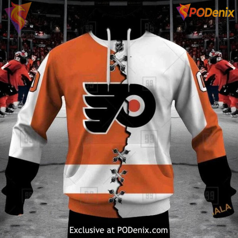 Womens Flyers Personalized Hoodie, Mix Jersey 2025 NHL Custom Pullover