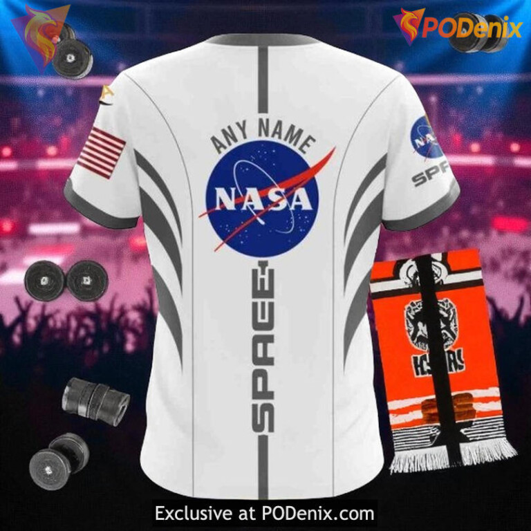 Womens Flyers Personalized Hoodie Space Force NASA NHL 3D Custom Shirt - 3
