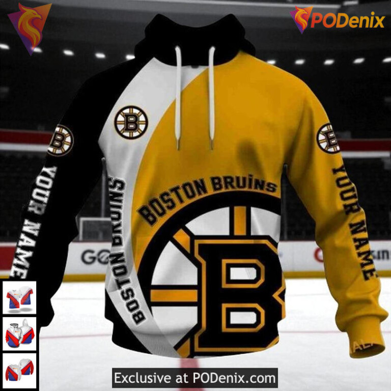 You Laugh I Laugh Boston Bruins Hoodie 3D NHL Humorous Sweatshirt Shirt
