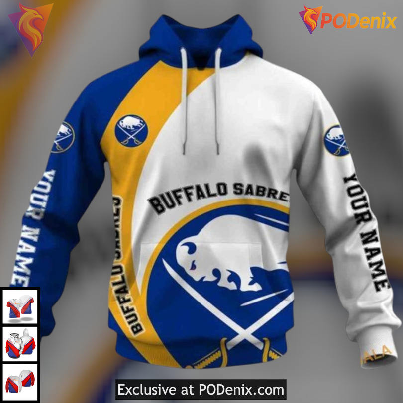 You Laugh I Laugh Fun Quote Design Personalized Buffalo Sabres Hoodie 3D