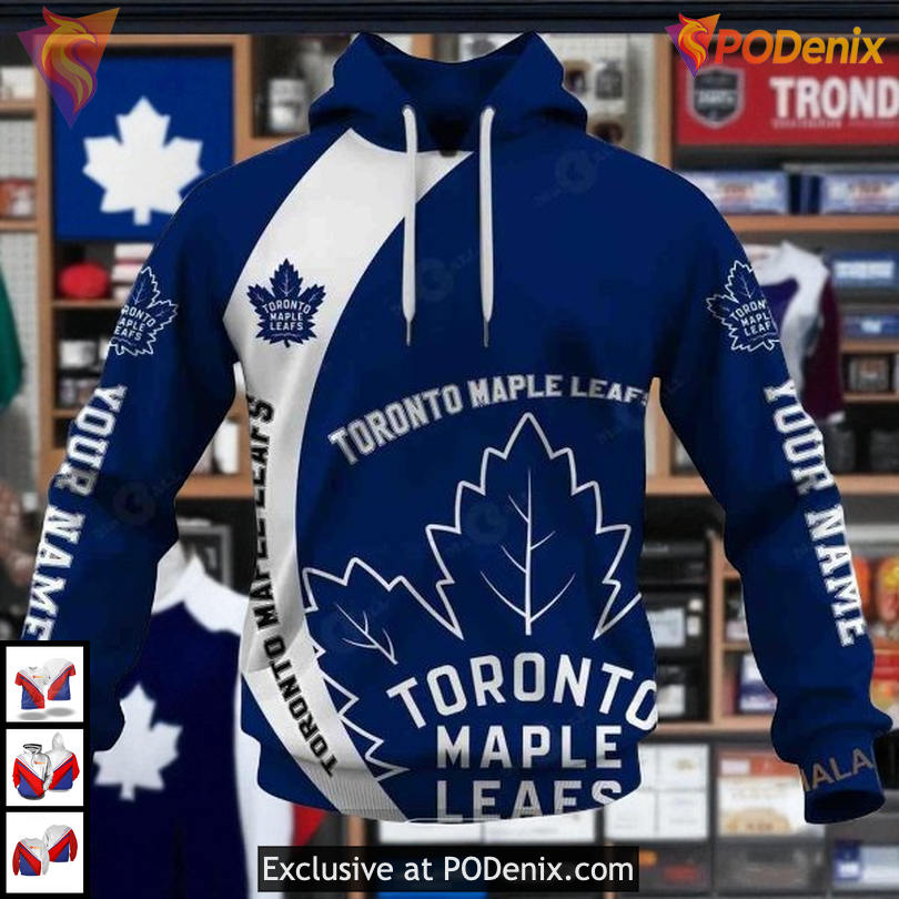 You Laugh I Laugh Toronto Maple Leafs Winter Hoodie, Custom NHL 3D Sweatshirt