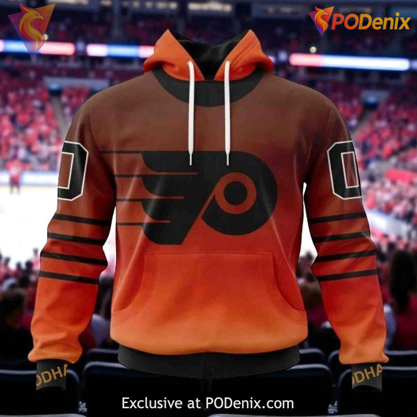 Youth Philadelphia Flyers Hoodie 3D Custom, Gradient Series NHL Concept