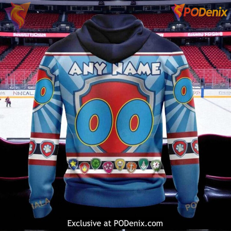 Youth Philadelphia Flyers Hoodie 3D Custom Paw Patrol NHL Shirt - 1