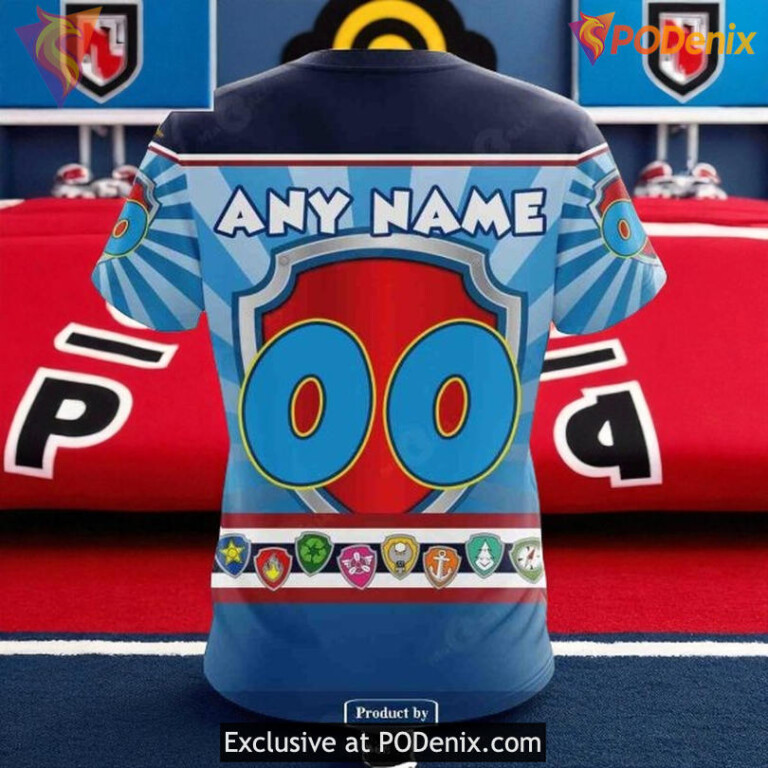 Youth Philadelphia Flyers Hoodie 3D Custom Paw Patrol NHL Shirt - 3