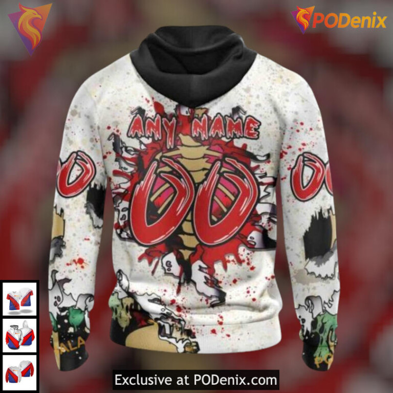 Zombie Halloween Costume Style Special Buffalo Sabres Hoodie 3D NHL Edition - 1