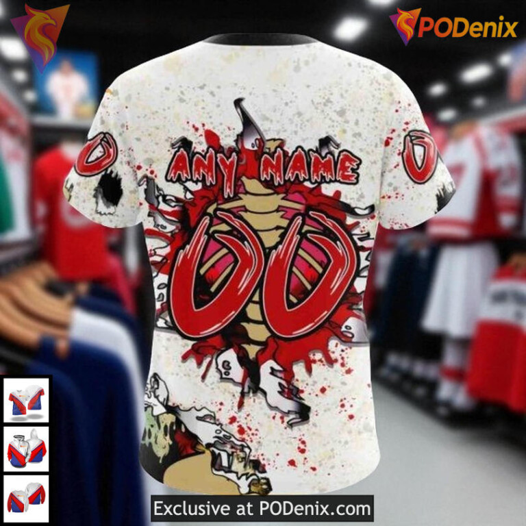 Zombie Halloween Style Toronto Maple Leafs Unisex Hoodie, NHL Clothing - 3
