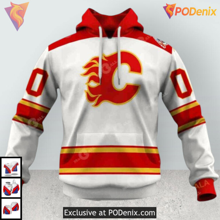 1981-1994 Vintage Home Retro Calgary Flames Kids Hoodie 3D Collection