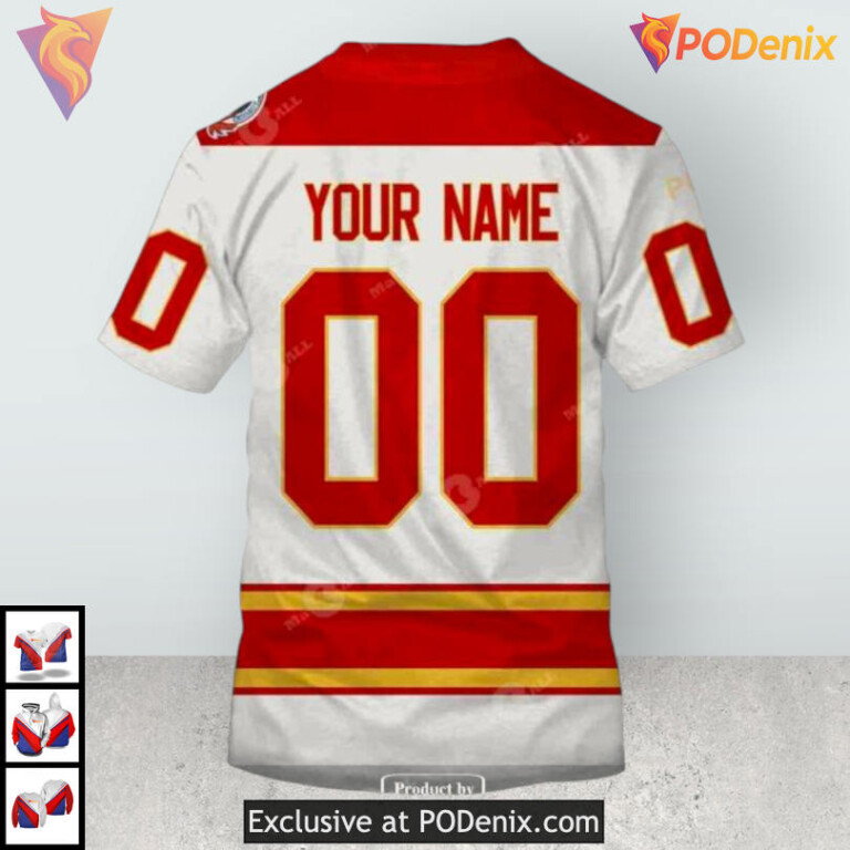 1981-1994 Vintage Home Retro Calgary Flames Kids Hoodie 3D Collection - 4