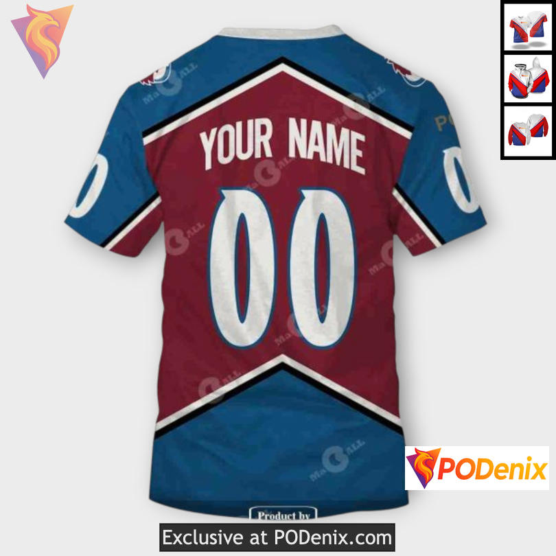 1996 Throwback Vintage Design Colorado Avalanche Kids Hoodie Hockey 3D 1996 Throwback Vintage Design Colorado Avalanche Kids Hoodie Hockey 3D