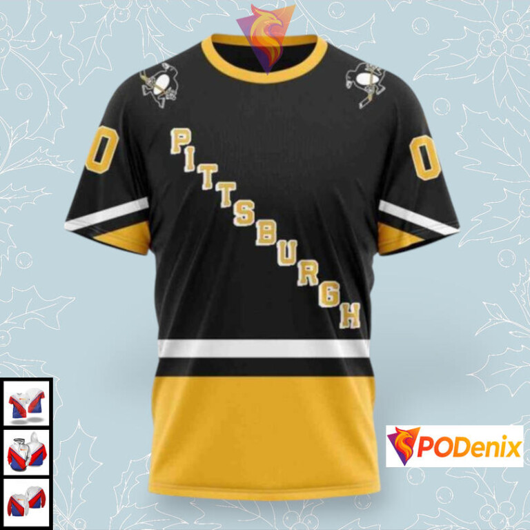 2025 Alternate Kit Edition Custom Pittsburgh Penguins 3D Hoodie NHL Design - 2