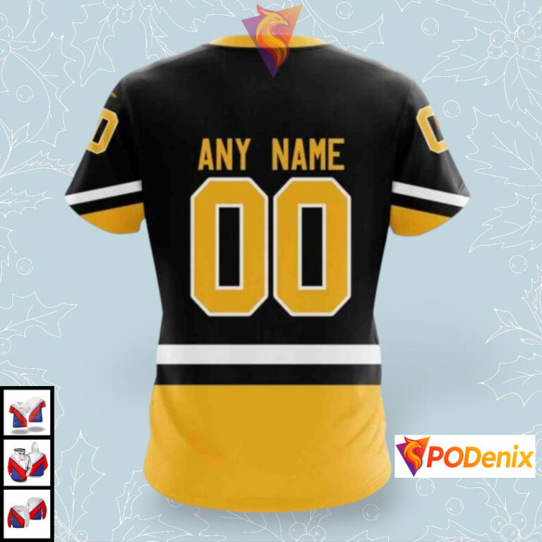 2025 Alternate Kit Edition Custom Pittsburgh Penguins 3D Hoodie NHL Design - 3
