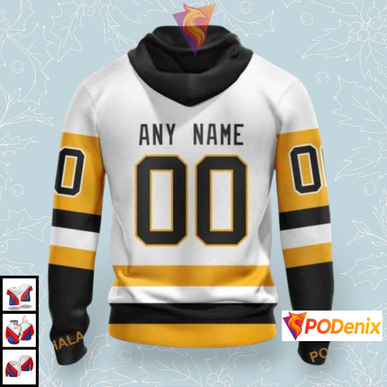 2025 Away Jersey Collection Custom Pittsburgh Penguins Hoodie 3D NHL Apparel - 1